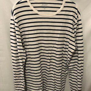 J Crew Striped Longsleeve Tee
